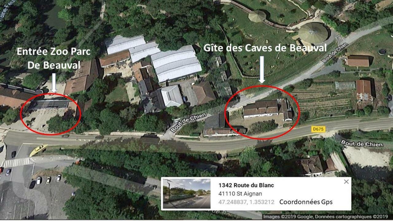 Gite Caves De Beauval Saint-Aignan  Exterior photo